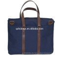 Neues Modell Leder Windel Tote Bag Canvas Tasche Mens Tote (ES-Z366)